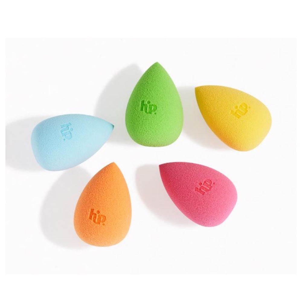 NIP Hipdot 5 Count Mini Makeup Sponge Set Multicolor, Full size
